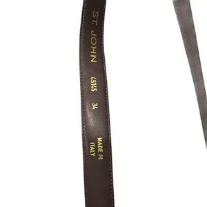 St. John | Accessories | St John Italian Leather Brown Suede  display picture 1